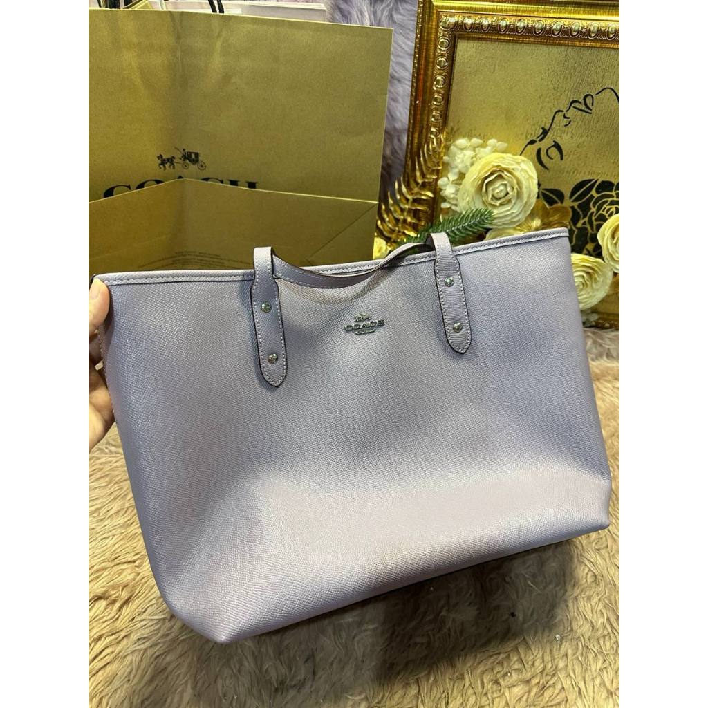 ORIG & IMPORTED CCH City Zip Top Tote Lilac Purple Large Bag