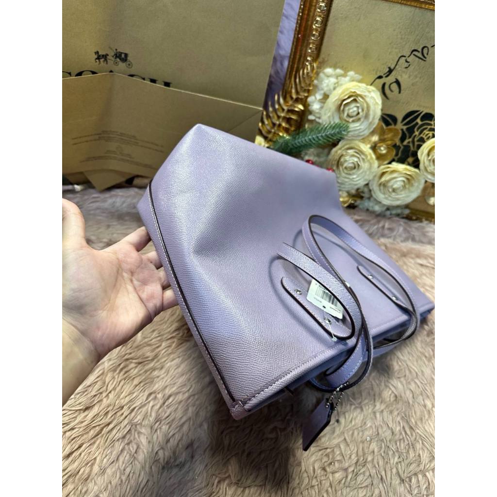 ORIG & IMPORTED CCH City Zip Top Tote Lilac Purple Large Bag