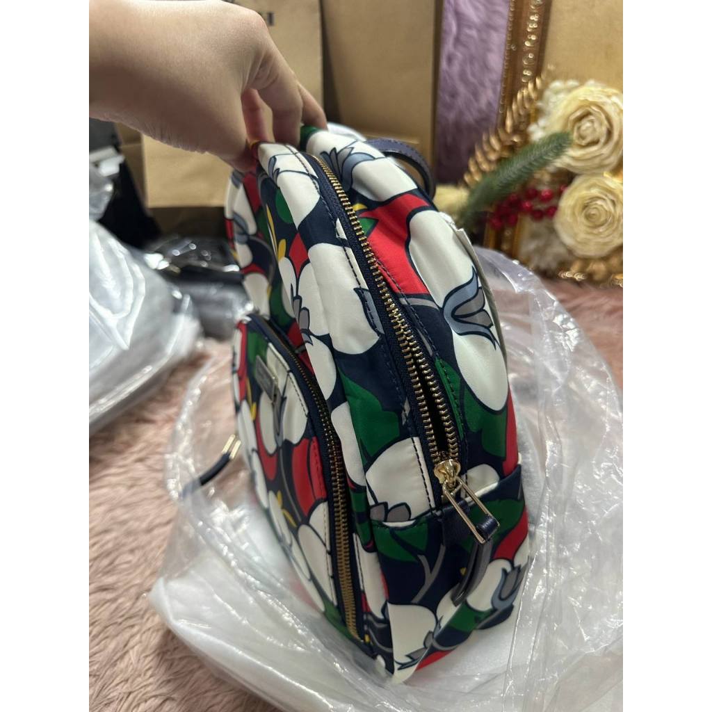 ORIG & IMPORTED KS Dawn Breezy Floral Medium Nylon Backpack