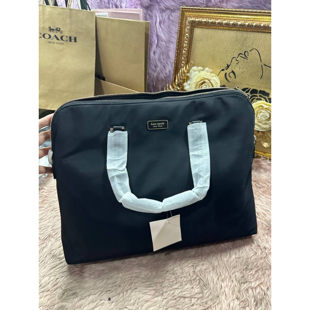 ORIG & IMPORTED KS Dawn Laptop Nylon Bag in Black