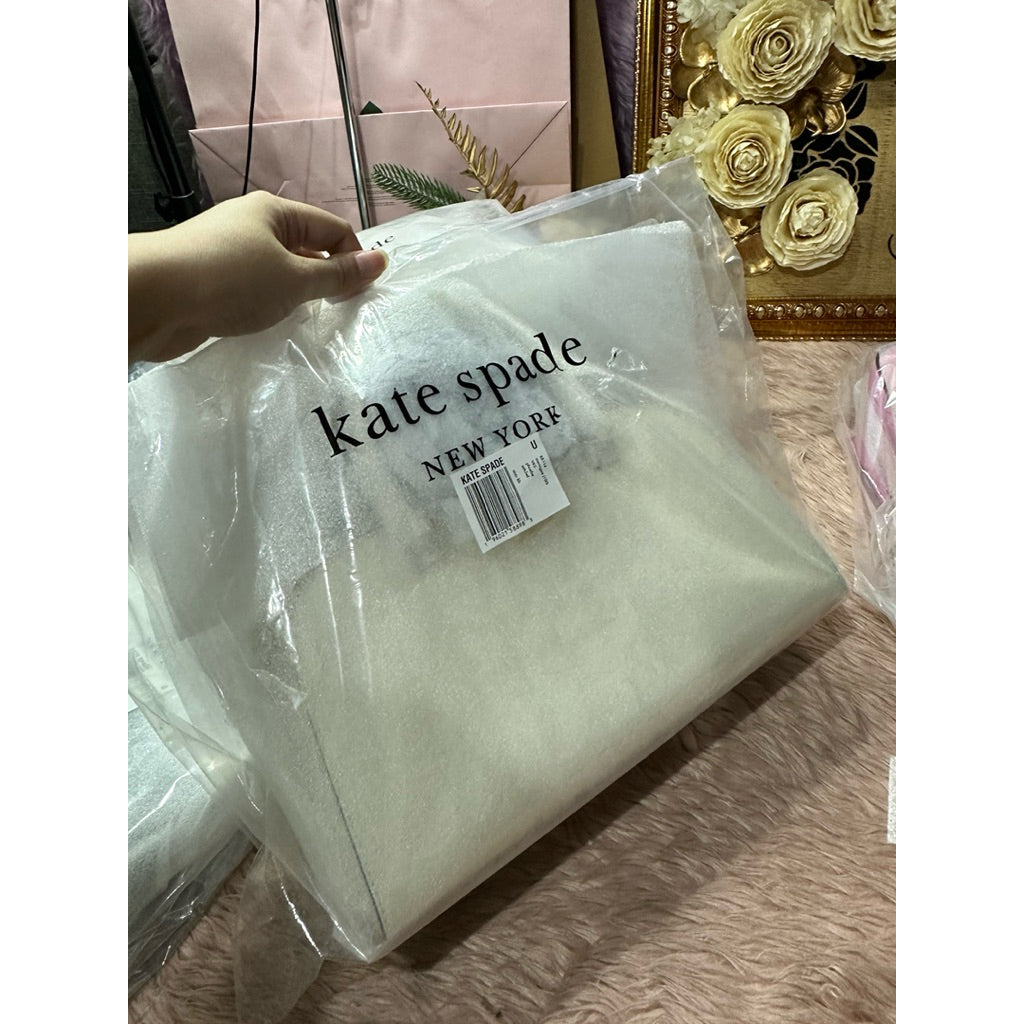 AUTHENTIC/ORIGINAL KS Phoebe East West Satchel White Bag