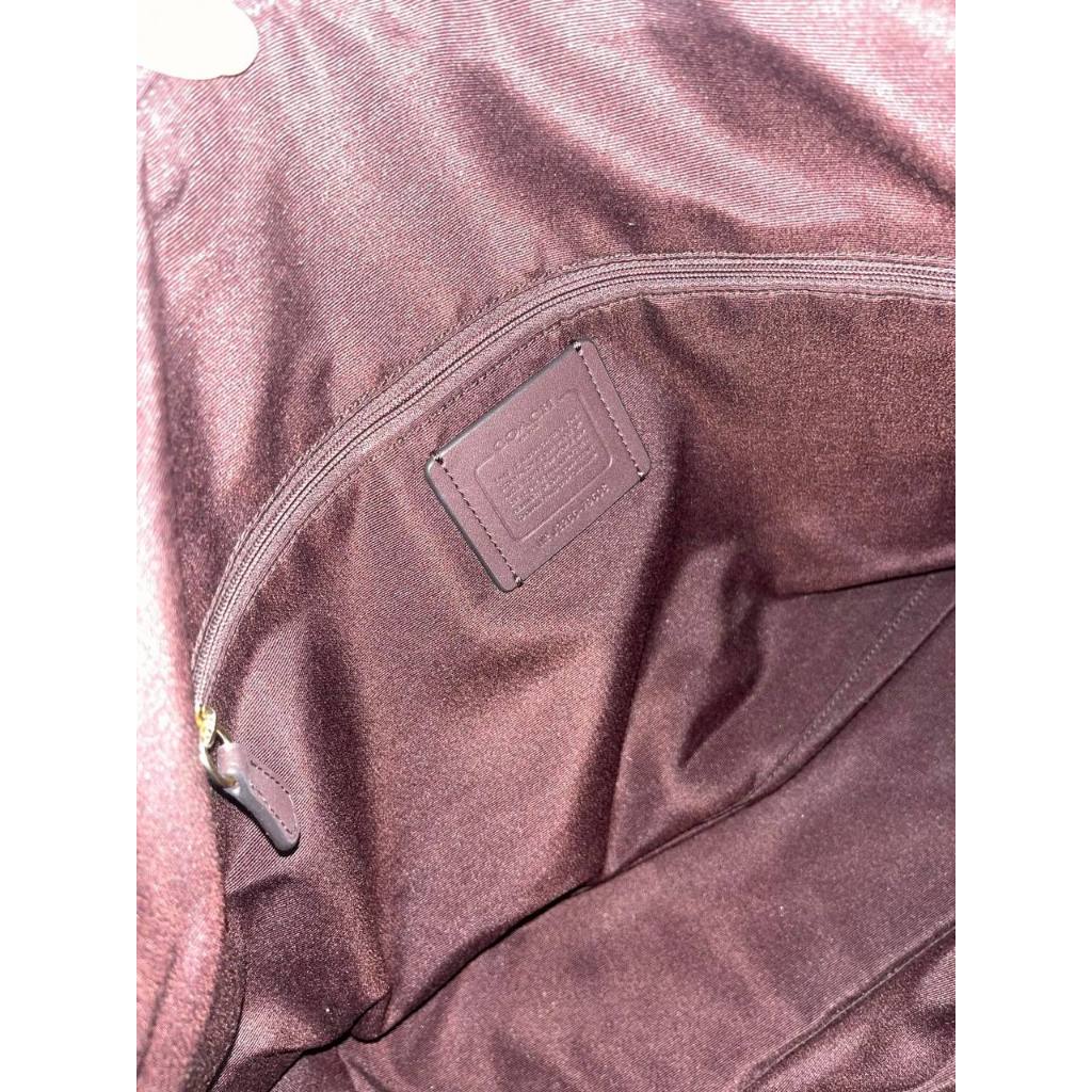 ORIG Preloved CCH Crossgrain Leather Gallery Tote Pink Fuchsia Bag