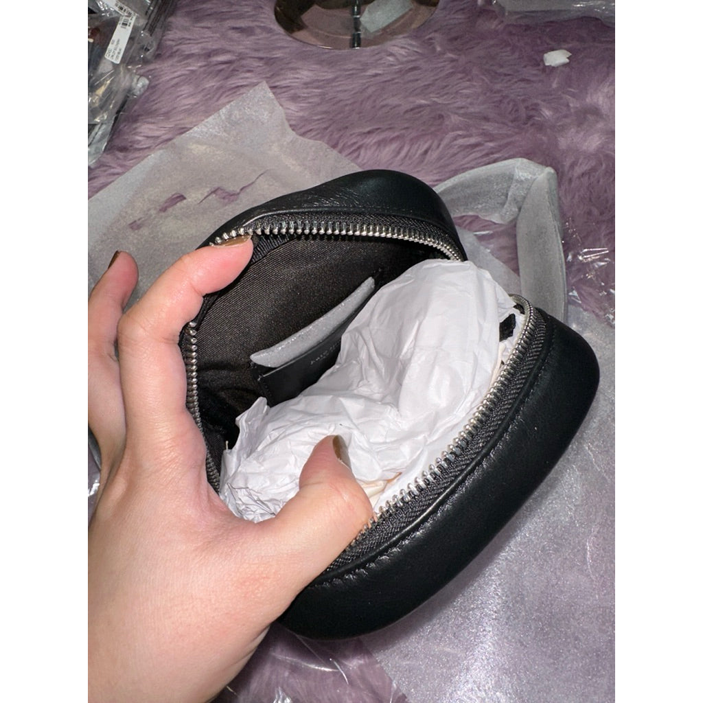 ORIG & IMPORTED KS Label Small Convertible Crossbody Black Bag