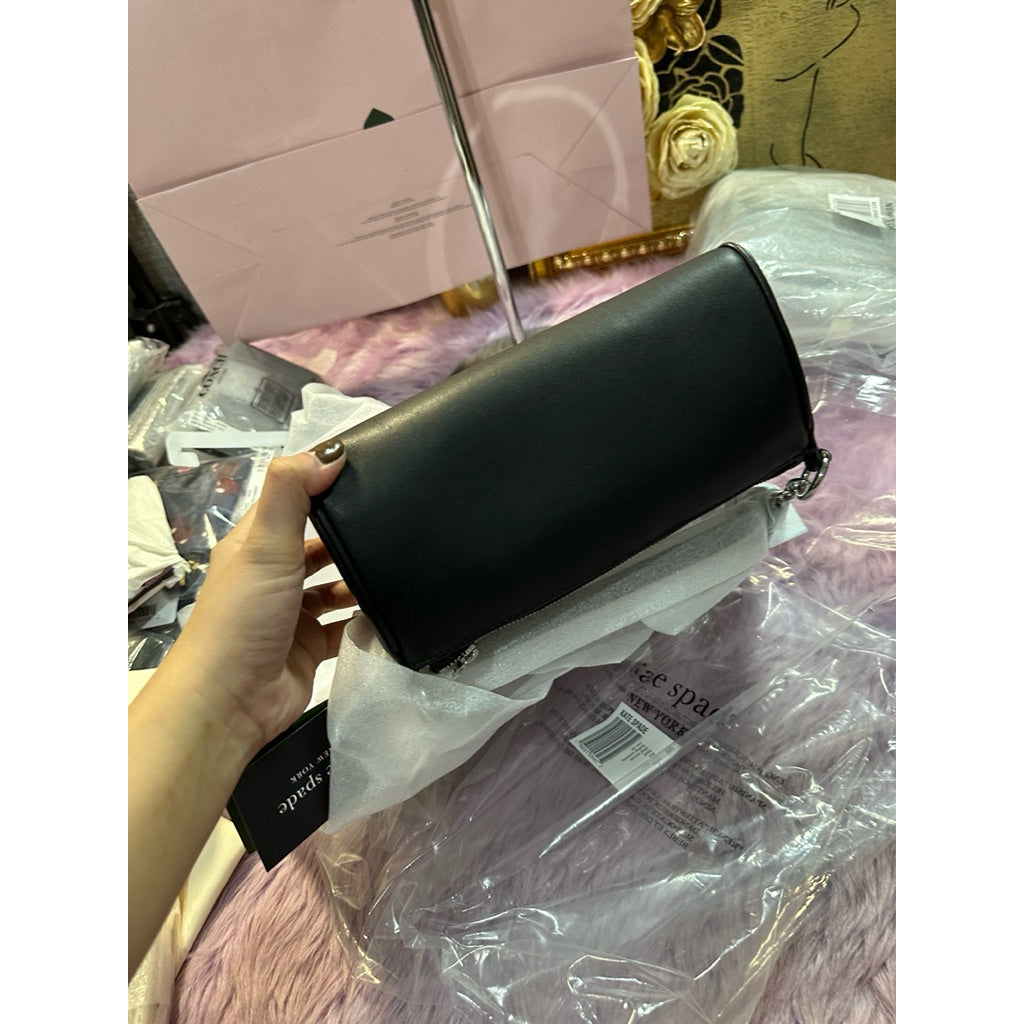 ORIG & IMPORTED KS Label Pochette Small Shoulder Black Bag