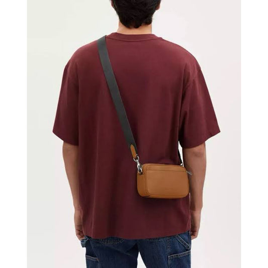 AUTHENTIC/ORIGINAL CCH Jayden Crossbody Men Small Bag Brown Green