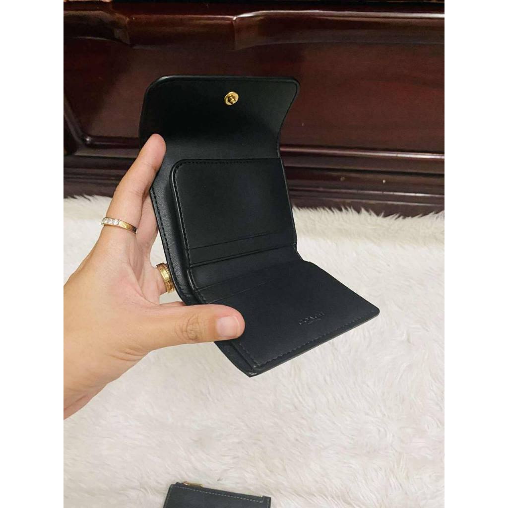 ORIG & IMPORTED CCH Essential Small Retail Card Holder Black Dual Wallet