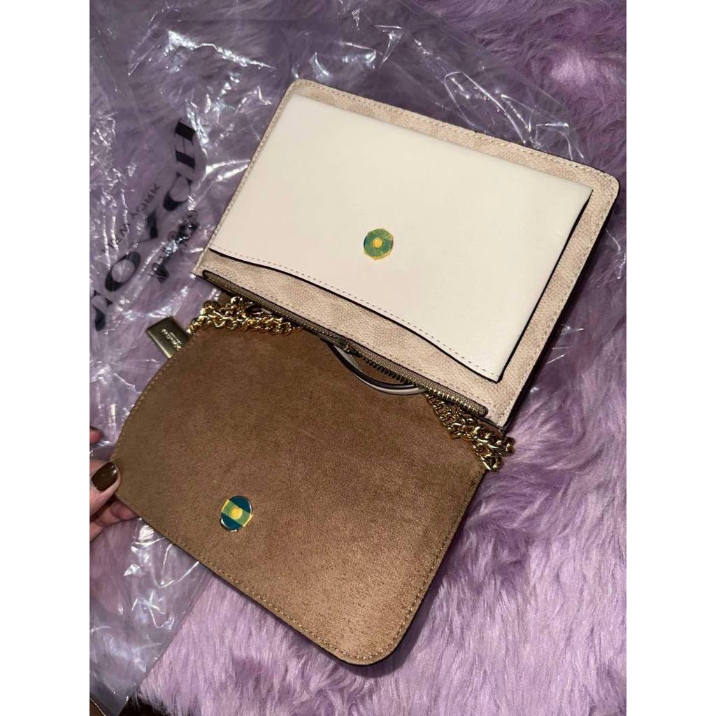 ORIG & IMPORTED CCH Mini Klare Crossbody Small Bag In Signature Canvas in SAND/CHALK