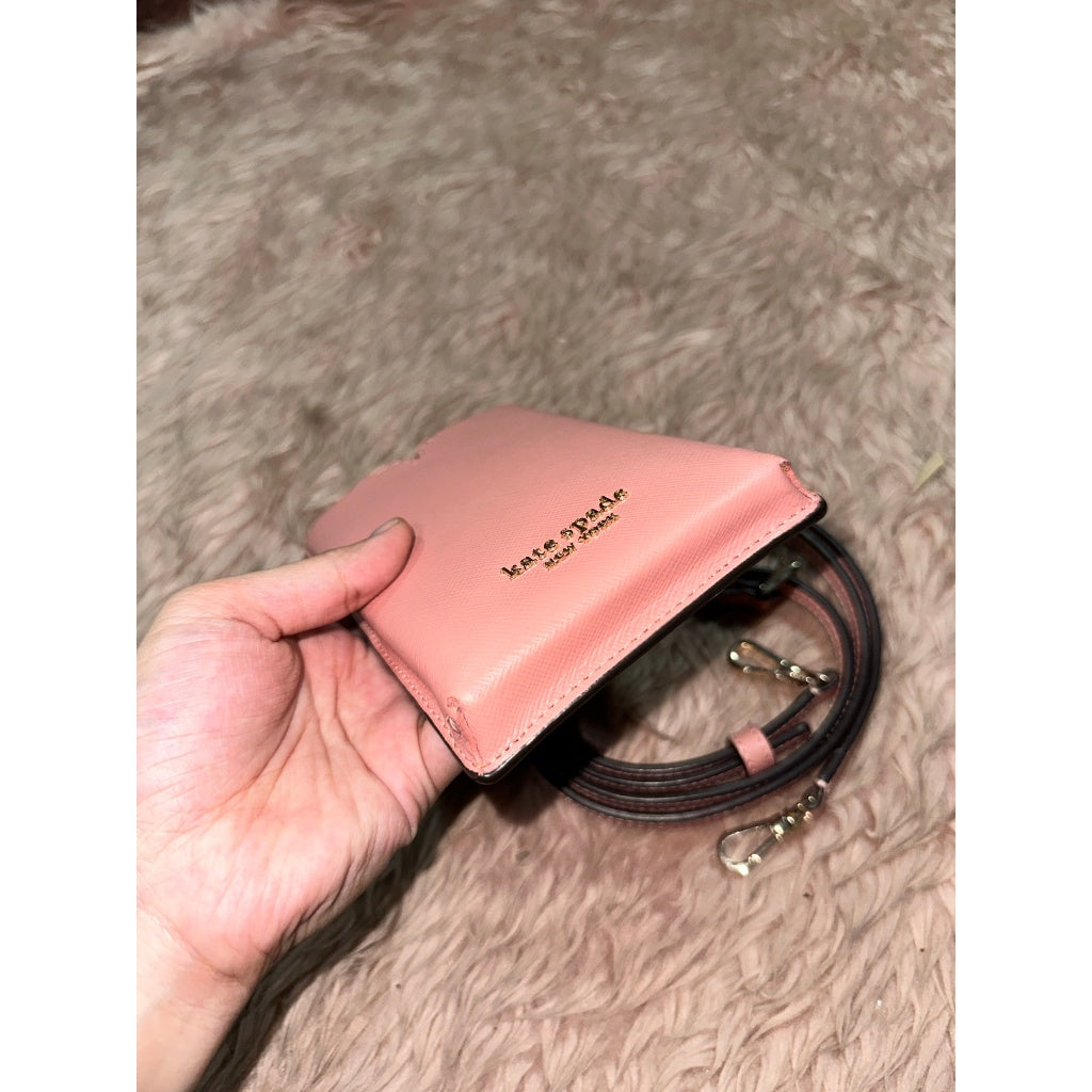 ORIG Preloved KS Spencer Slim Crossbody Phone Small Pink Bag