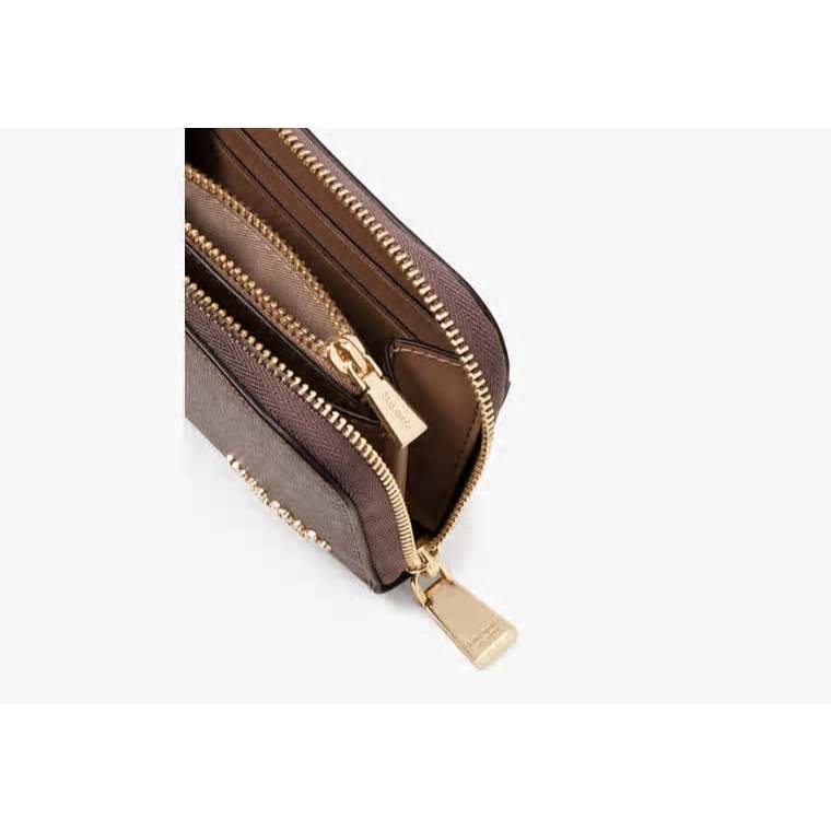 ORIG & IMPORTED KS Devin Zip Card Case Brown Wallet