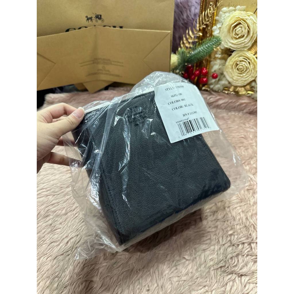 ORIG & IMPORTED TB Small McGraw Bucket Bag Black