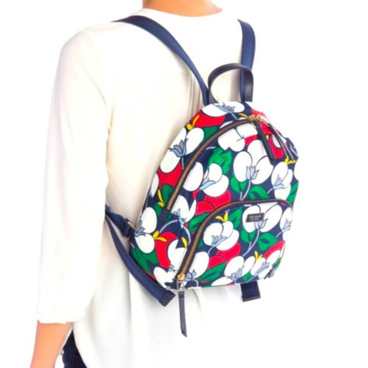 ORIG & IMPORTED KS Dawn Breezy Floral Medium Nylon Backpack