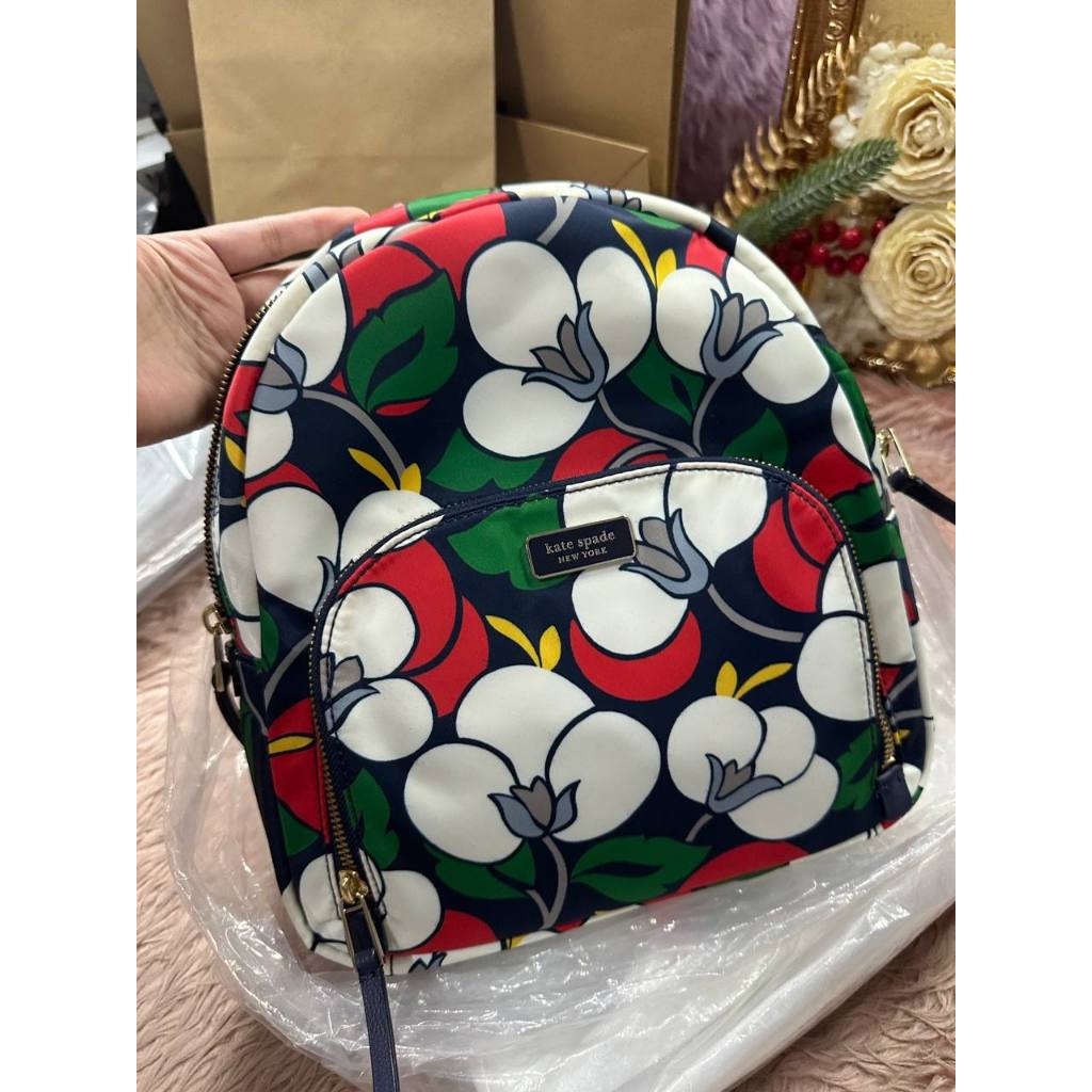 ORIG & IMPORTED KS Dawn Breezy Floral Medium Nylon Backpack