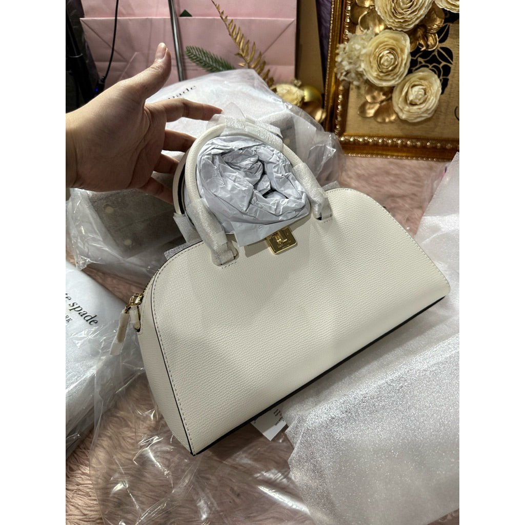 AUTHENTIC/ORIGINAL KS Phoebe East West Satchel White Bag