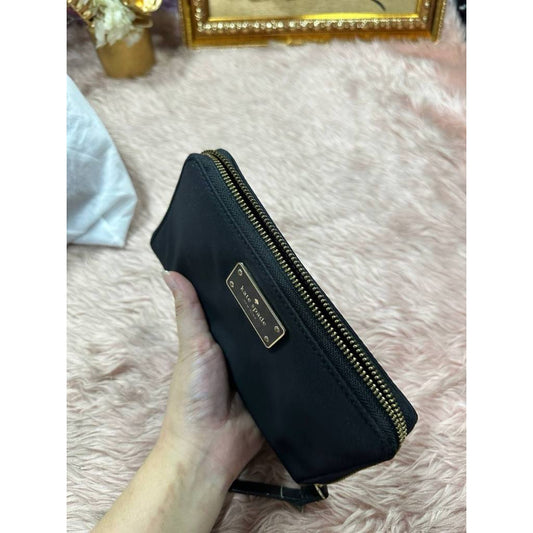 ORIG Preloved KS Blake Avenue Neda Nylon Long Black Wallet