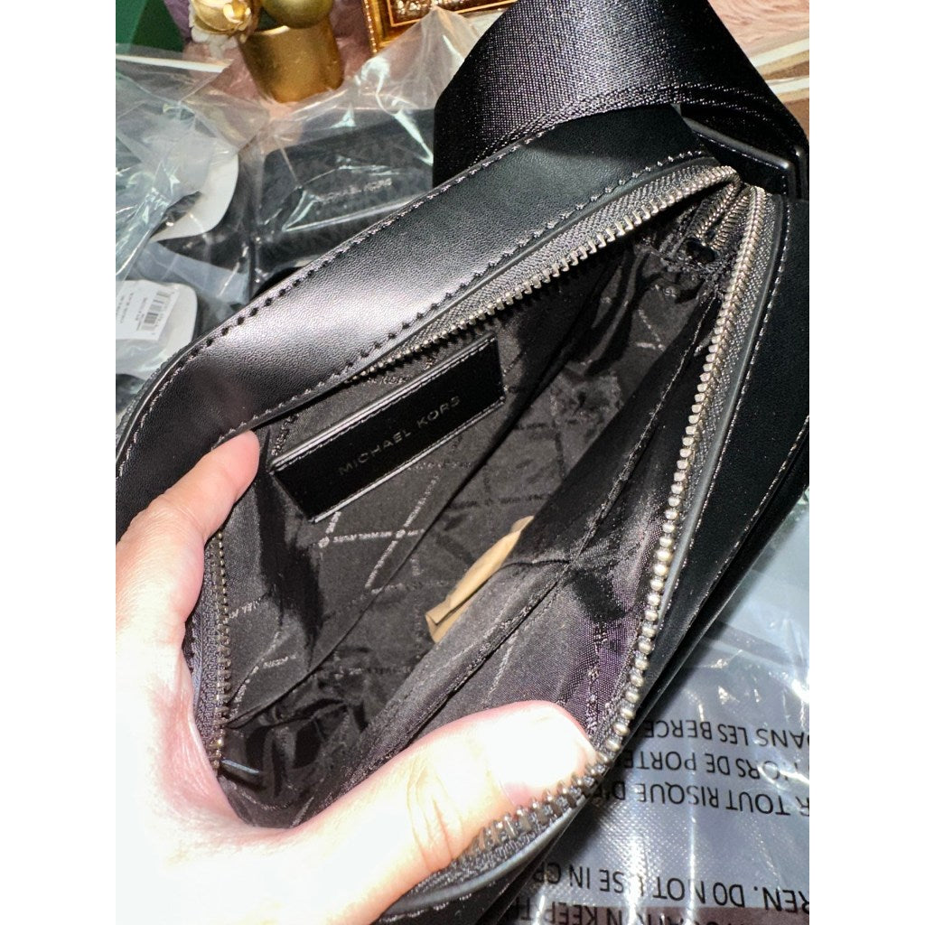 ORIG & IMPORTED MK Vincent Extra-Small XS Crossbody Bag With Card Case Wallet Black