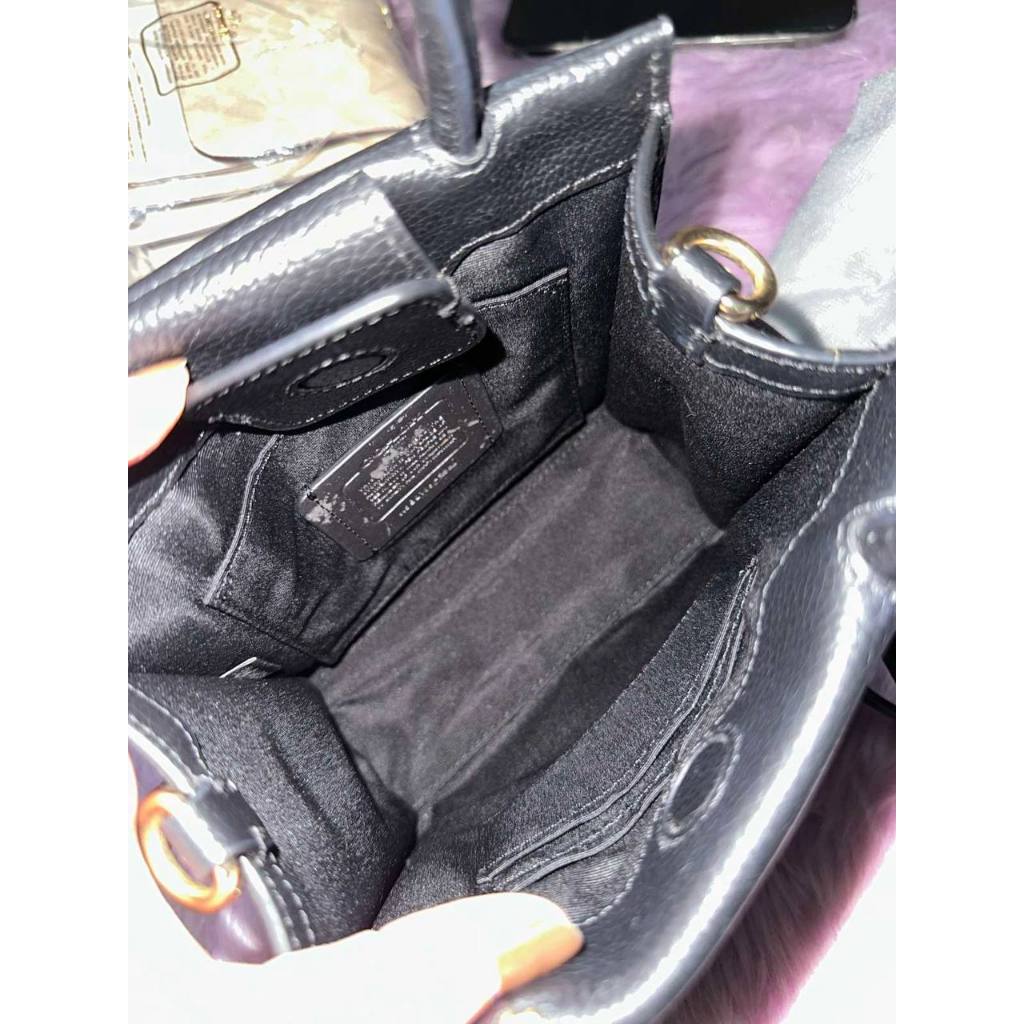 ORIG Preloved RARE CCH Mini Cally Small Black Bag