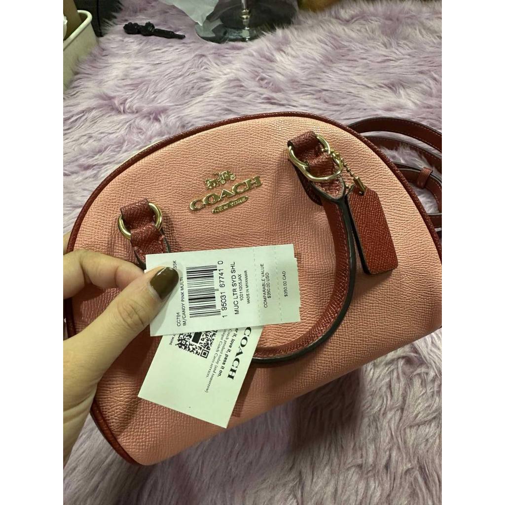 ORIG Preloved CCH Sydney Satchel In Colorblock Pink Small Bag