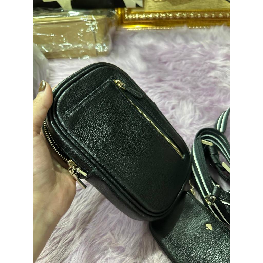 ORIG Preloved KS Rosie North South Phone Black Bag with Wallet