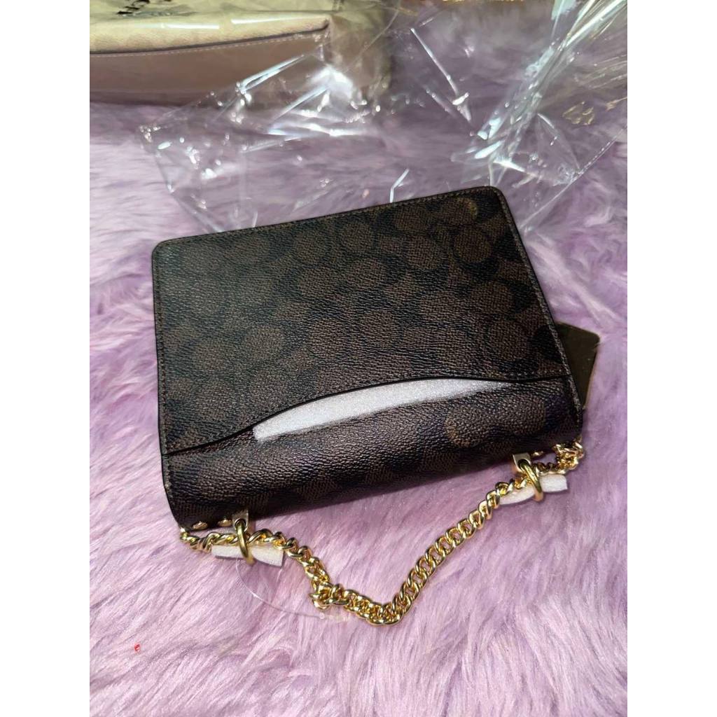 ORIG & IMPORTED CCH Mini Klare Crossbody Small Bag In Signature Canvas in WALNUT BROWN