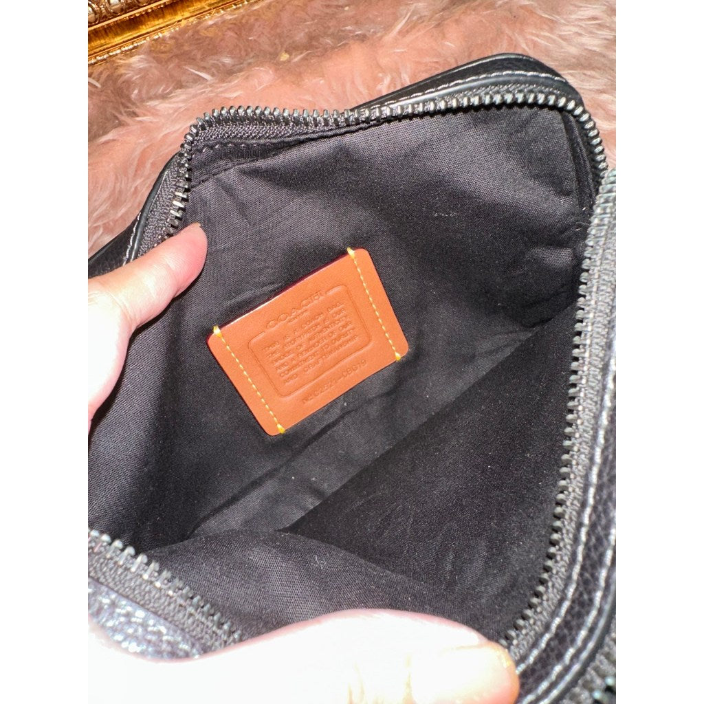 ORIG & IMPORTED CCH Charter Crossbody Small Men Black Bag 19 In Maxi Signature Leather