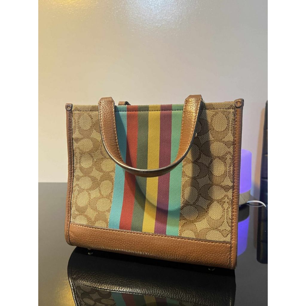 ORIG Preloved CCH Dempsey Tote 22 Small Brown Bag