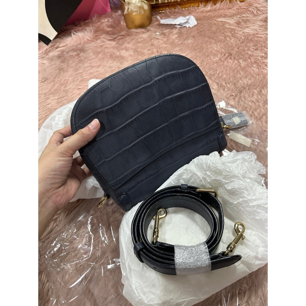 ORIG Preloved CCH Jade Saddle Blue Bag