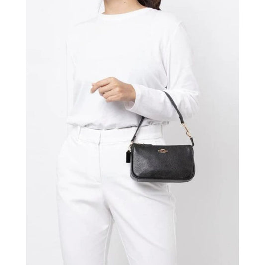ORIG Preloved RARE CCH Nolita 19 Pebbled Black Wristlet Small Bag