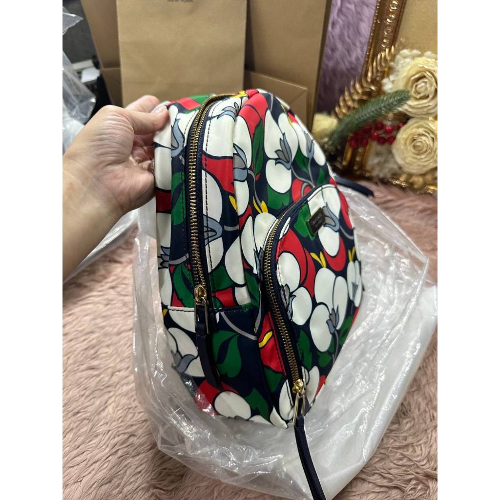 ORIG & IMPORTED KS Dawn Breezy Floral Medium Nylon Backpack