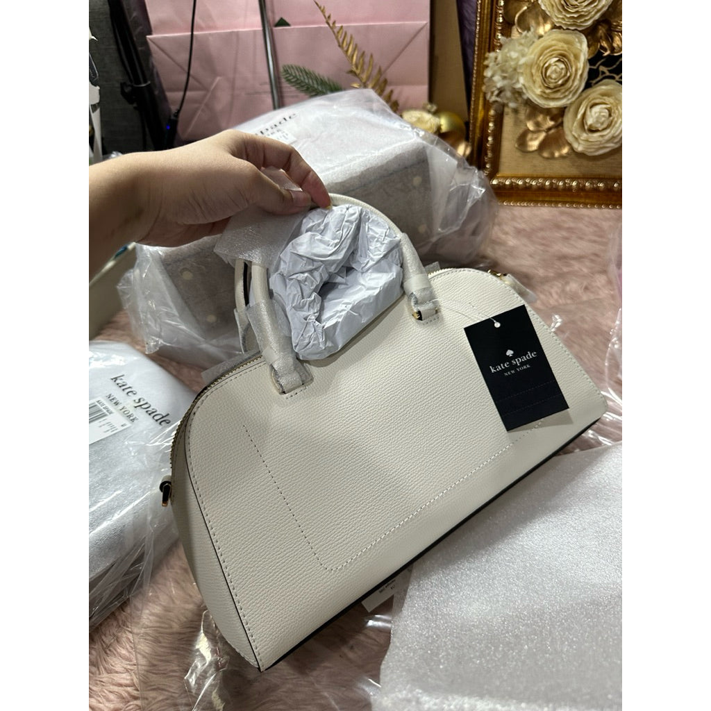 AUTHENTIC/ORIGINAL KS Phoebe East West Satchel White Bag