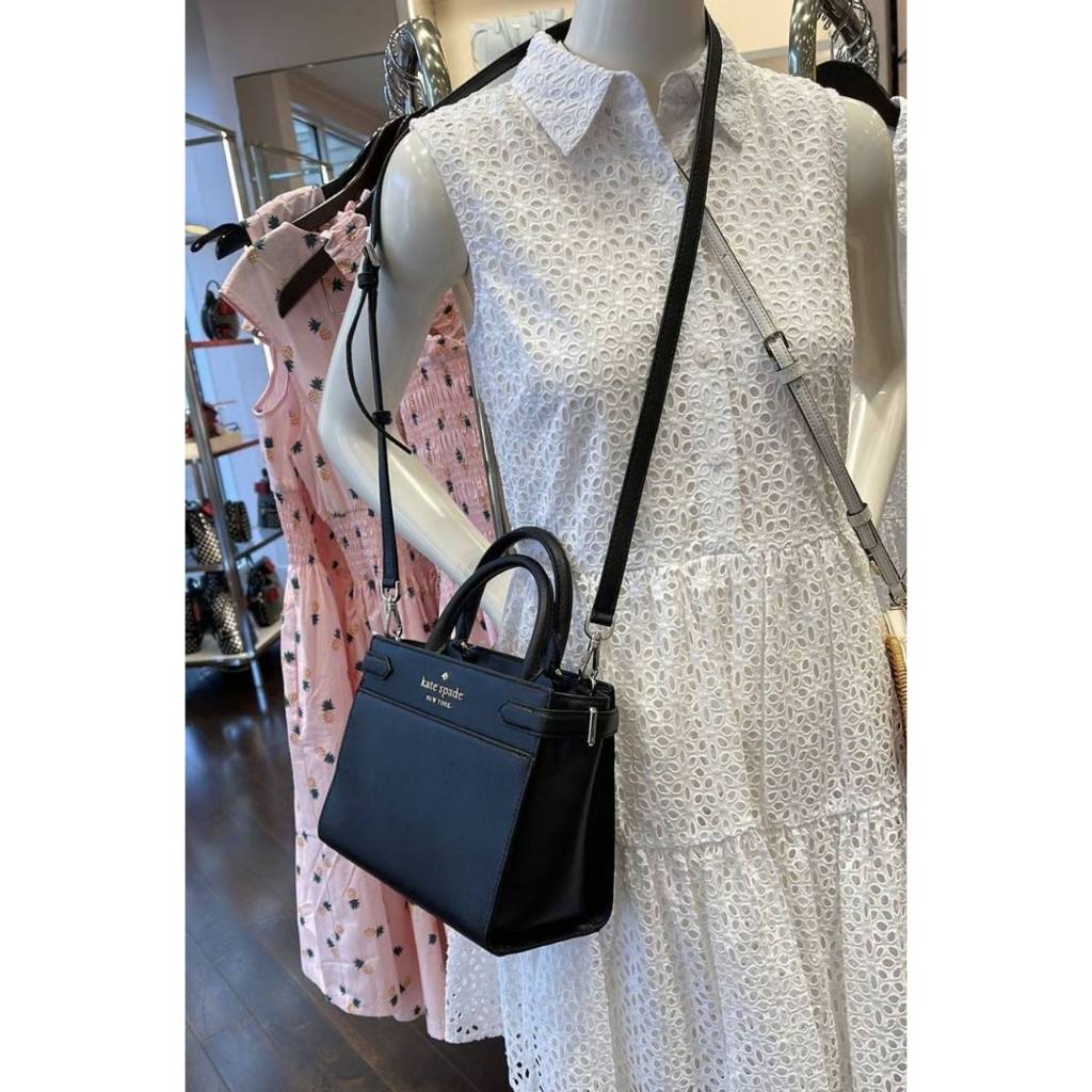 ORIG Preloved KS Staci Small Satchel Bag Black