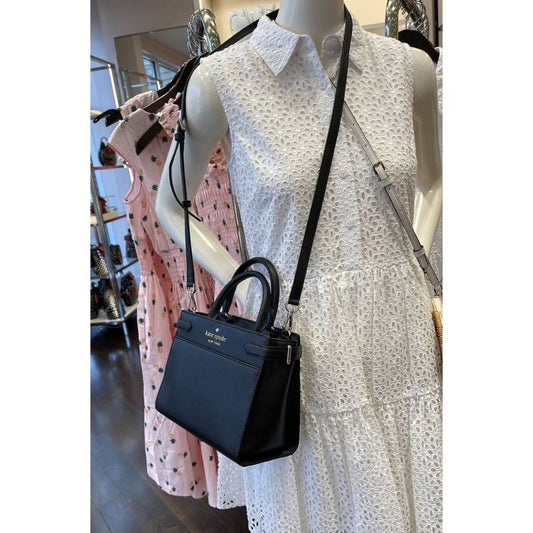 ORIG Preloved KS Staci Small Satchel Bag Black
