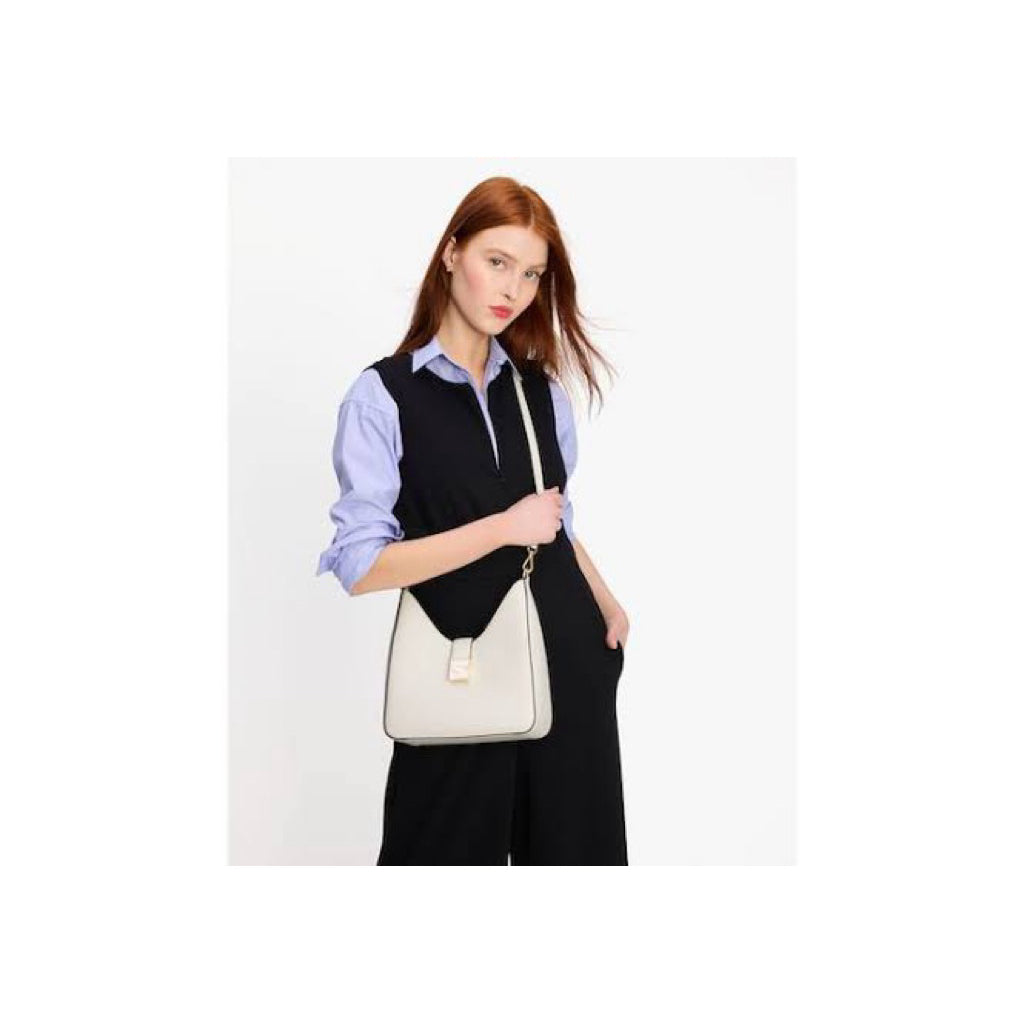 AUTHENTIC/ORIGINAL KS Dakota Large Hobo Bag White Cream