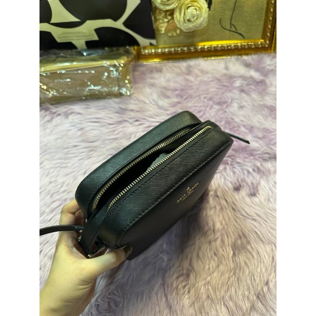 ORIG Preloved KS Newbury Lane Cammie Camera Black Crossbody Bag