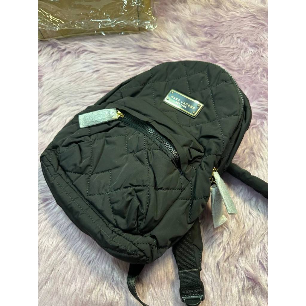 ORIG & IMPORTED MJ Quilted Nylon Mini Backpack Black Bag