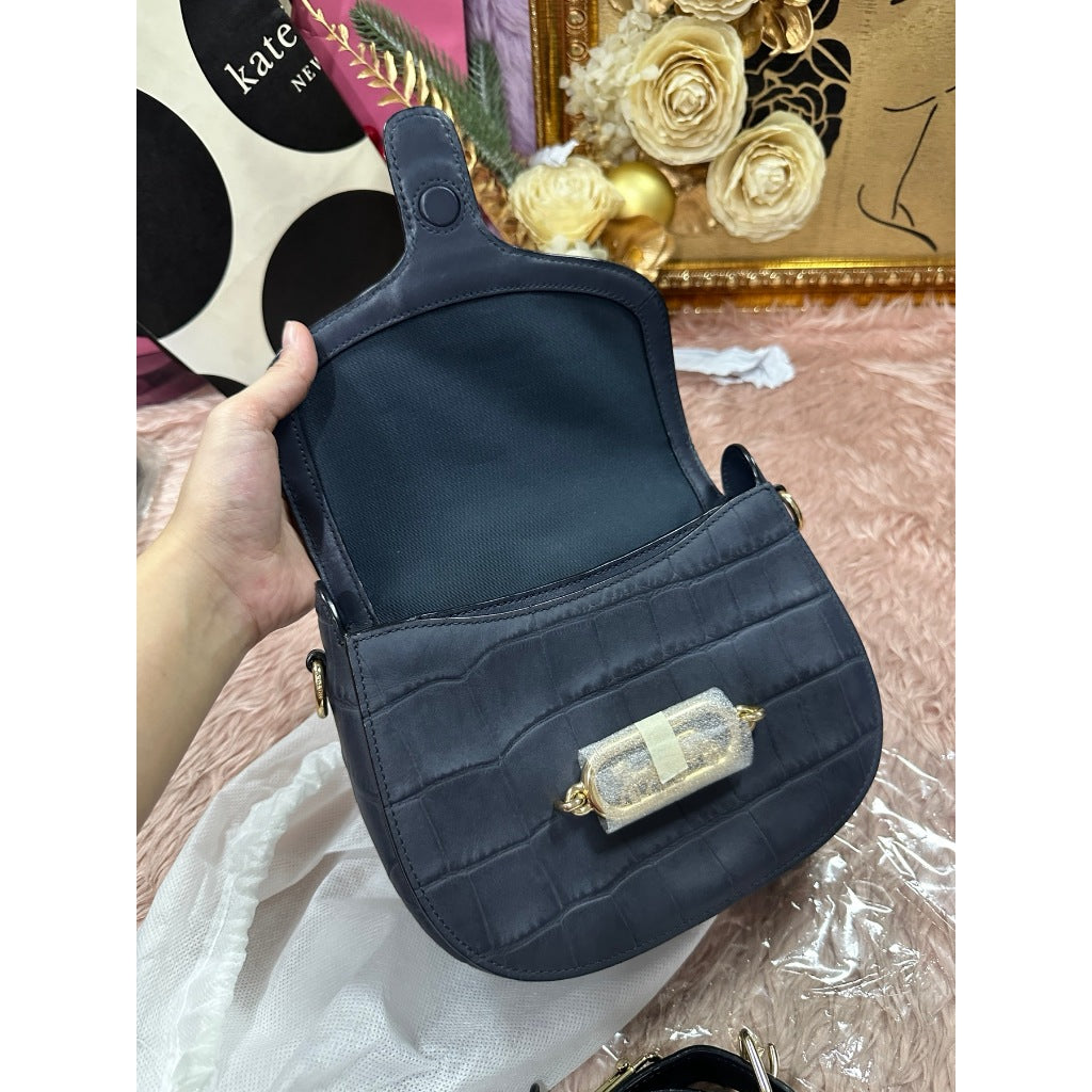 ORIG Preloved CCH Jade Saddle Blue Bag