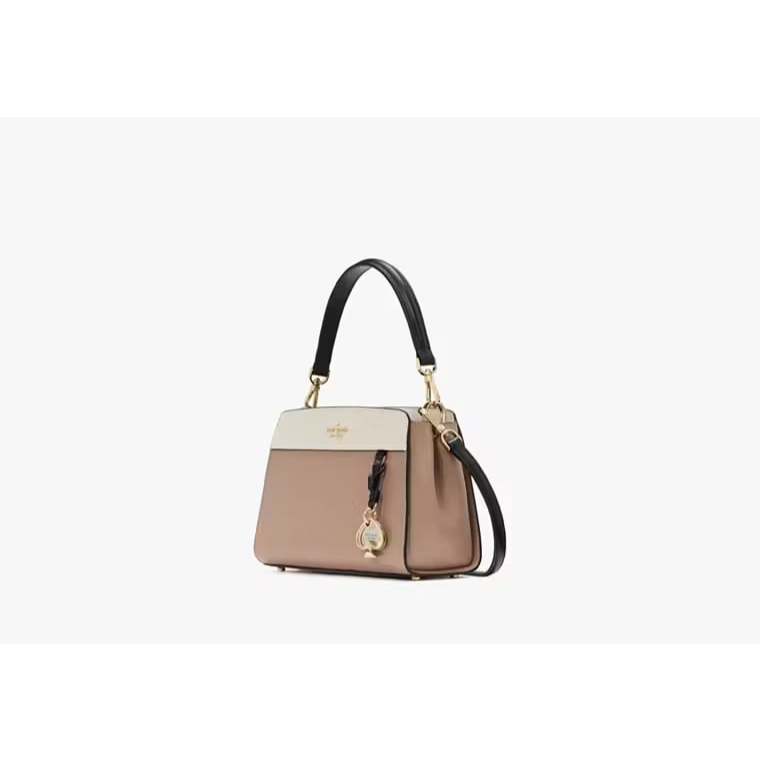 AUTHENTIC/ORIGINAL KS Madison Small Top Handle Satchel Taupe Bag