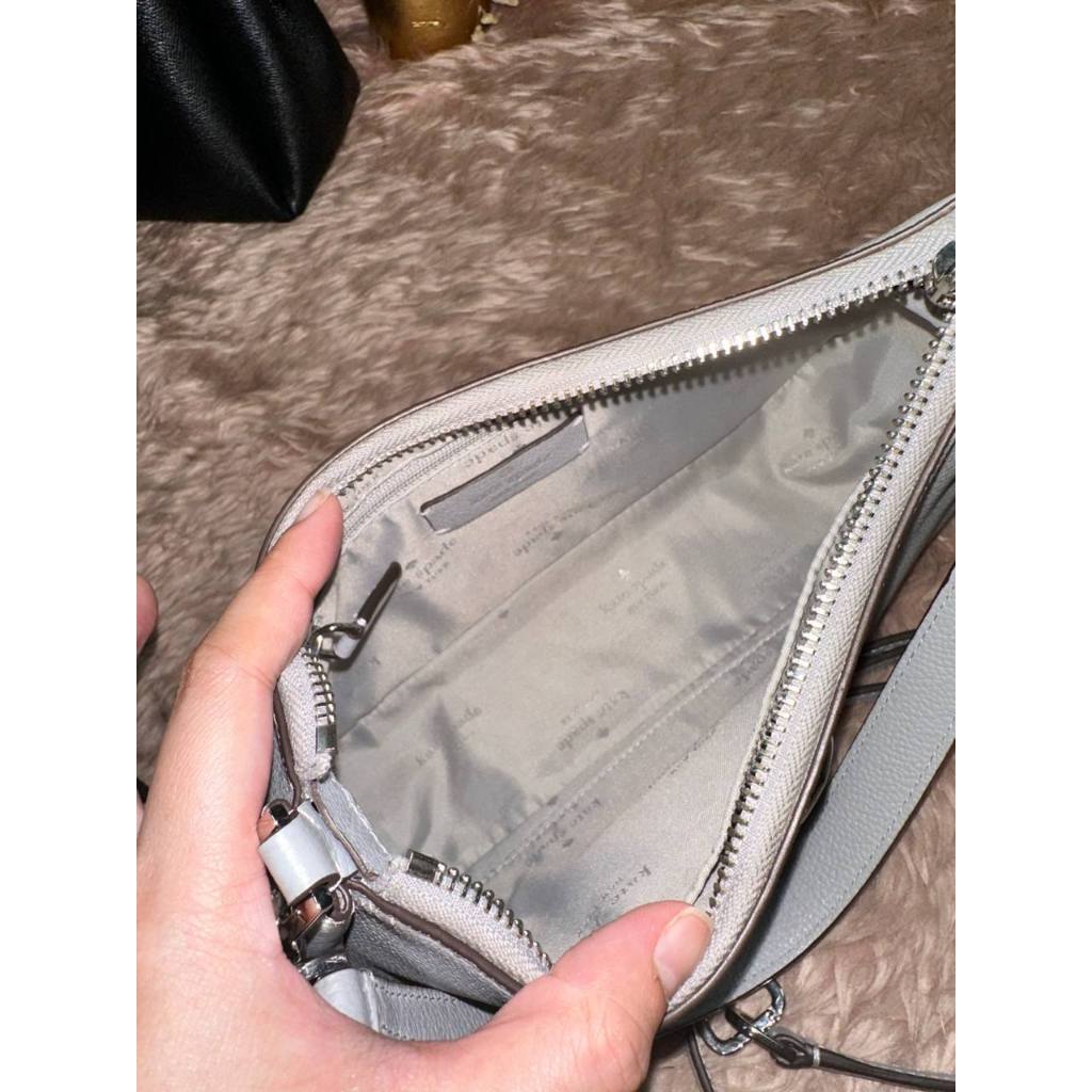 ORIG Preloved KS Kayla Small Convertible Shoulder Bag Gray