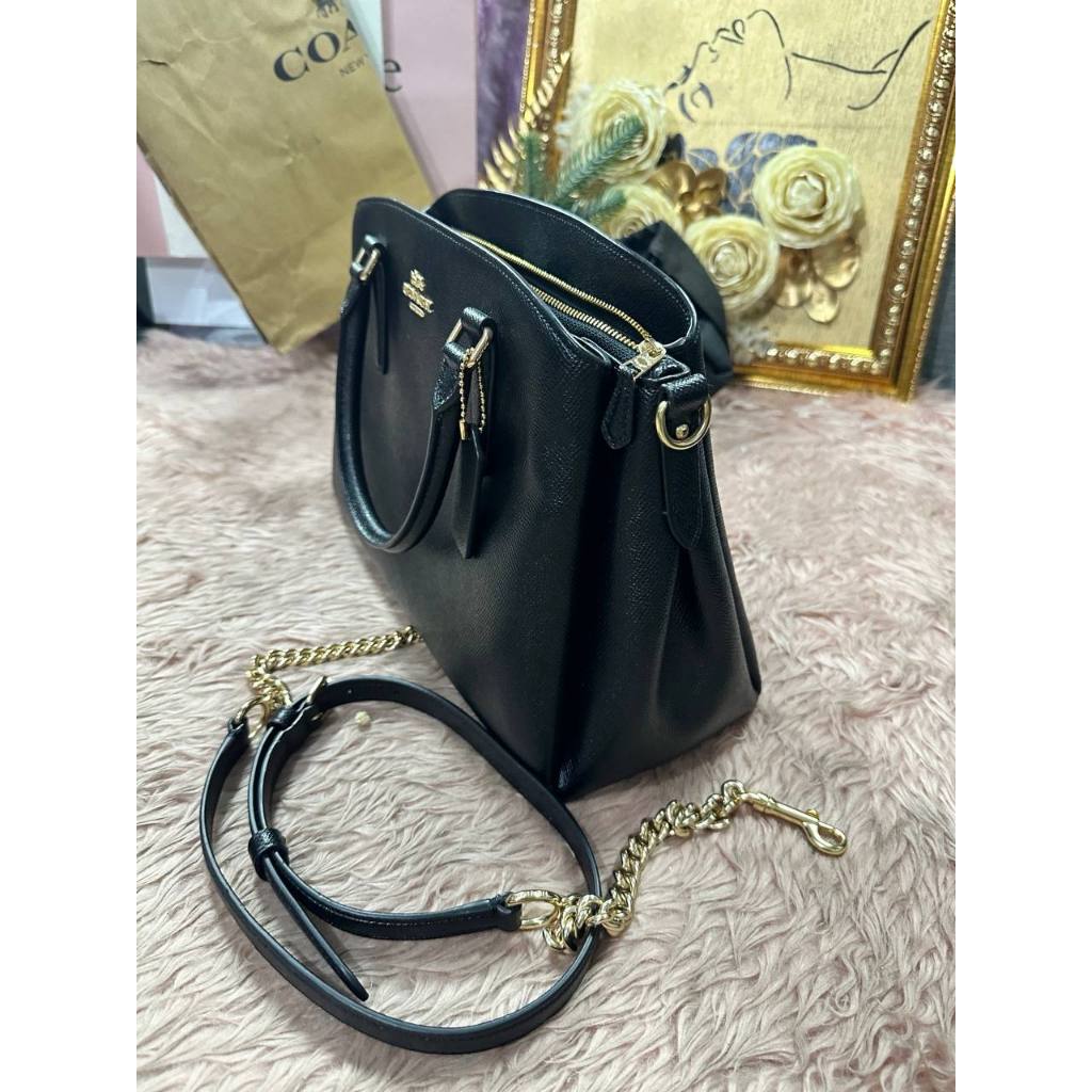 ORIG Preloved CCH Large Sage Carryall Satchel Black Bag