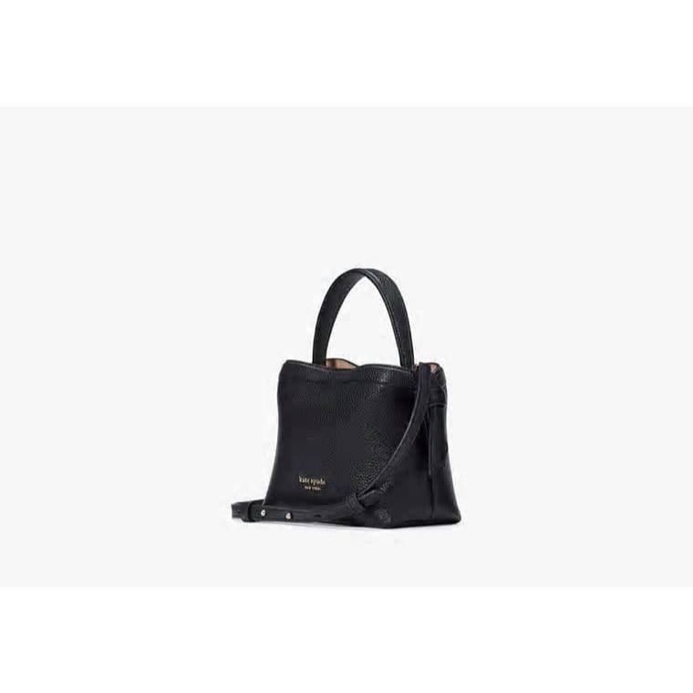 ORIG & IMPORTED KS Knott Mini Crossbody Tote Black Bag