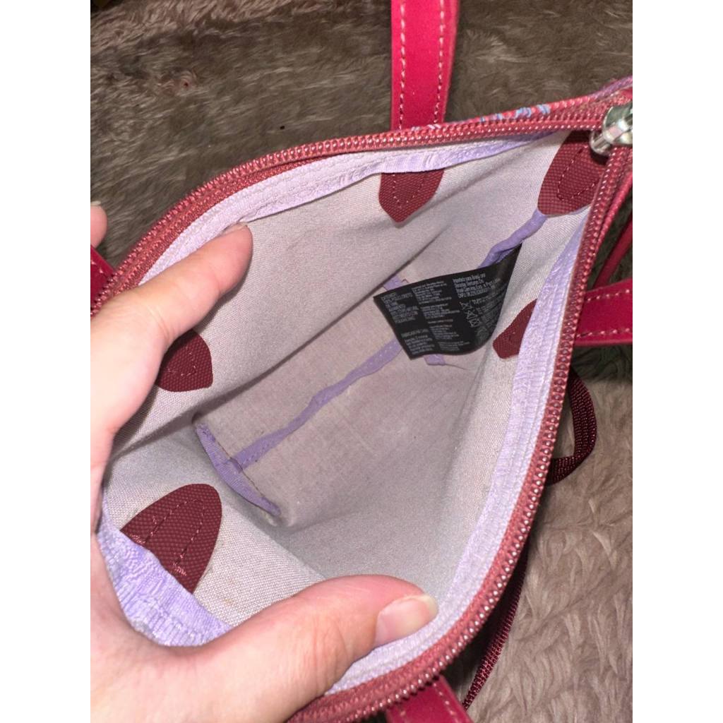 ORIG Preloved LCT Concept Croc Women's Burgundy Mini Red Bag