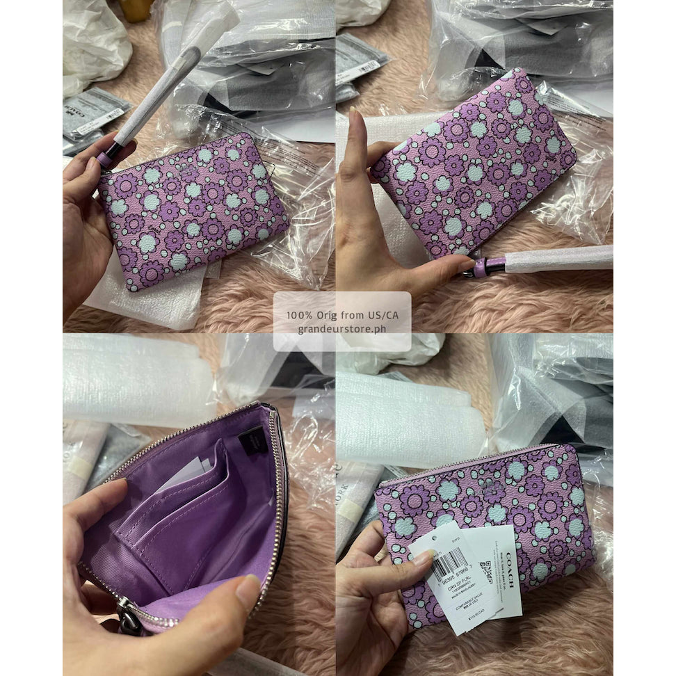 ORIG & IMPORTED CCH Corner Zip Small Wristlet Card Purse Wallet