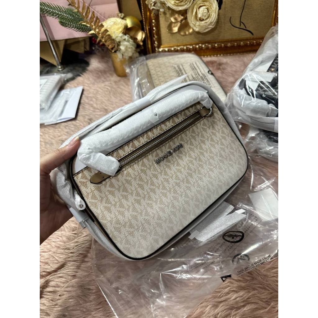 ORIG & IMPORTED MK Jet Set Ombre Chain Crossbody Body Bag Black/Brown
