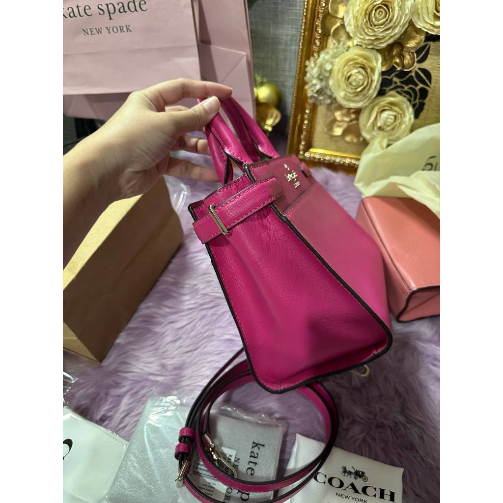ORIG Preloved KS Staci Small Satchel Bag Pink
