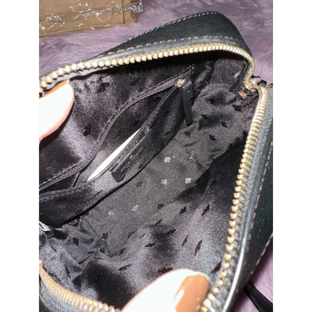 ORIG Preloved KS Newbury Lane Cammie Camera Black Crossbody Bag