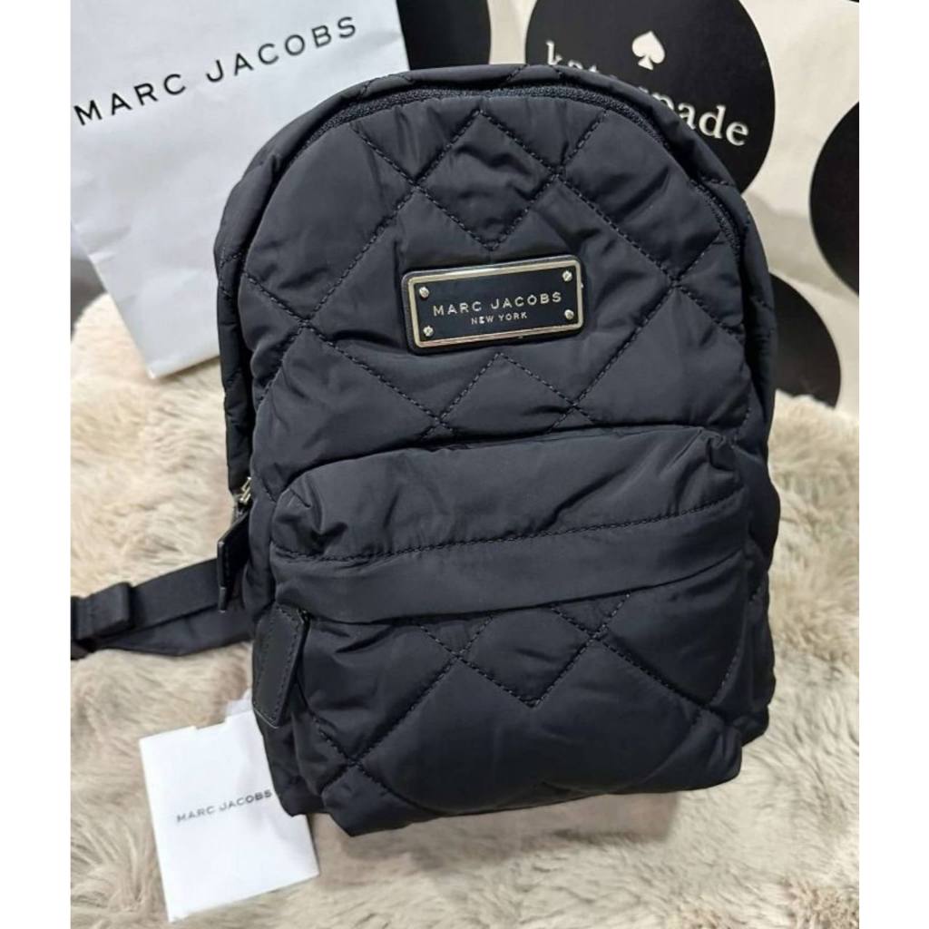 ORIG & IMPORTED MJ Quilted Nylon Mini Backpack Black Bag