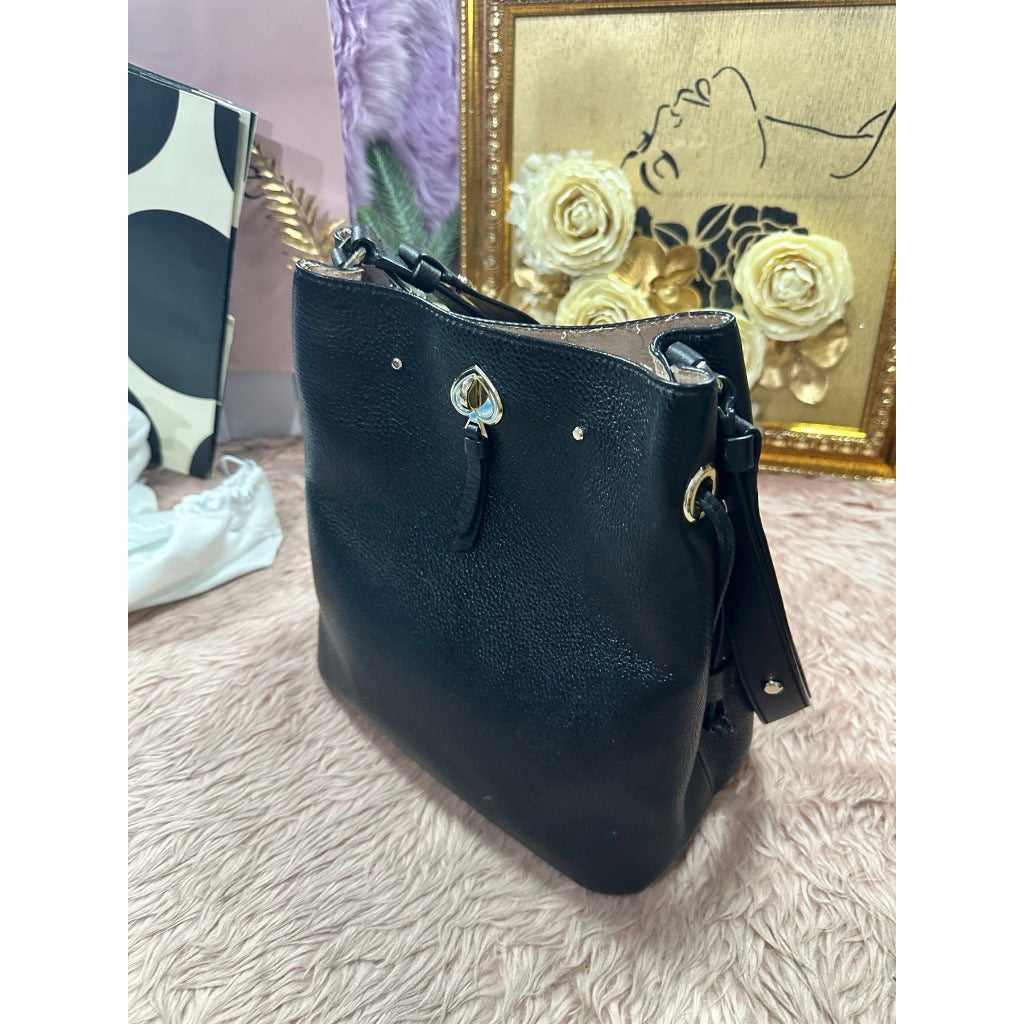 ORIG Preloved KS Marti Large Bucket Black Bag