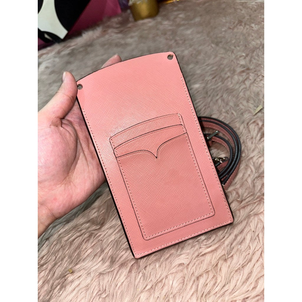 ORIG Preloved KS Spencer Slim Crossbody Phone Small Pink Bag