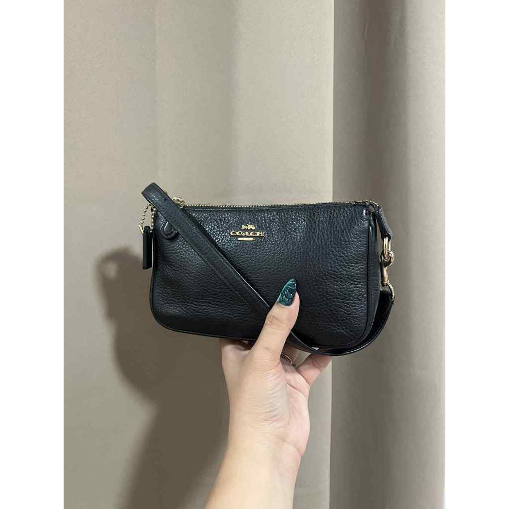 ORIG Preloved RARE CCH Nolita 19 Pebbled Black Wristlet Small Bag