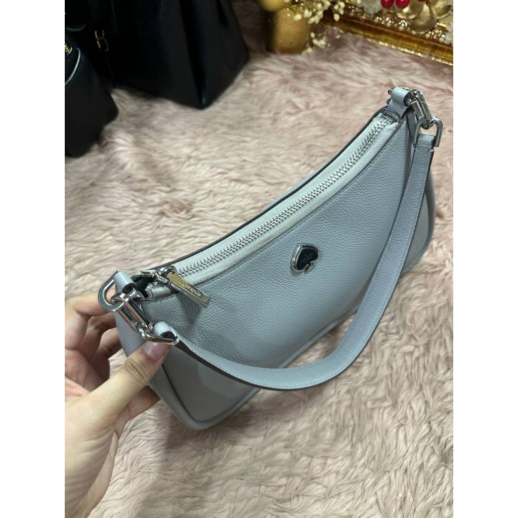 ORIG Preloved KS Kayla Small Convertible Shoulder Bag Gray