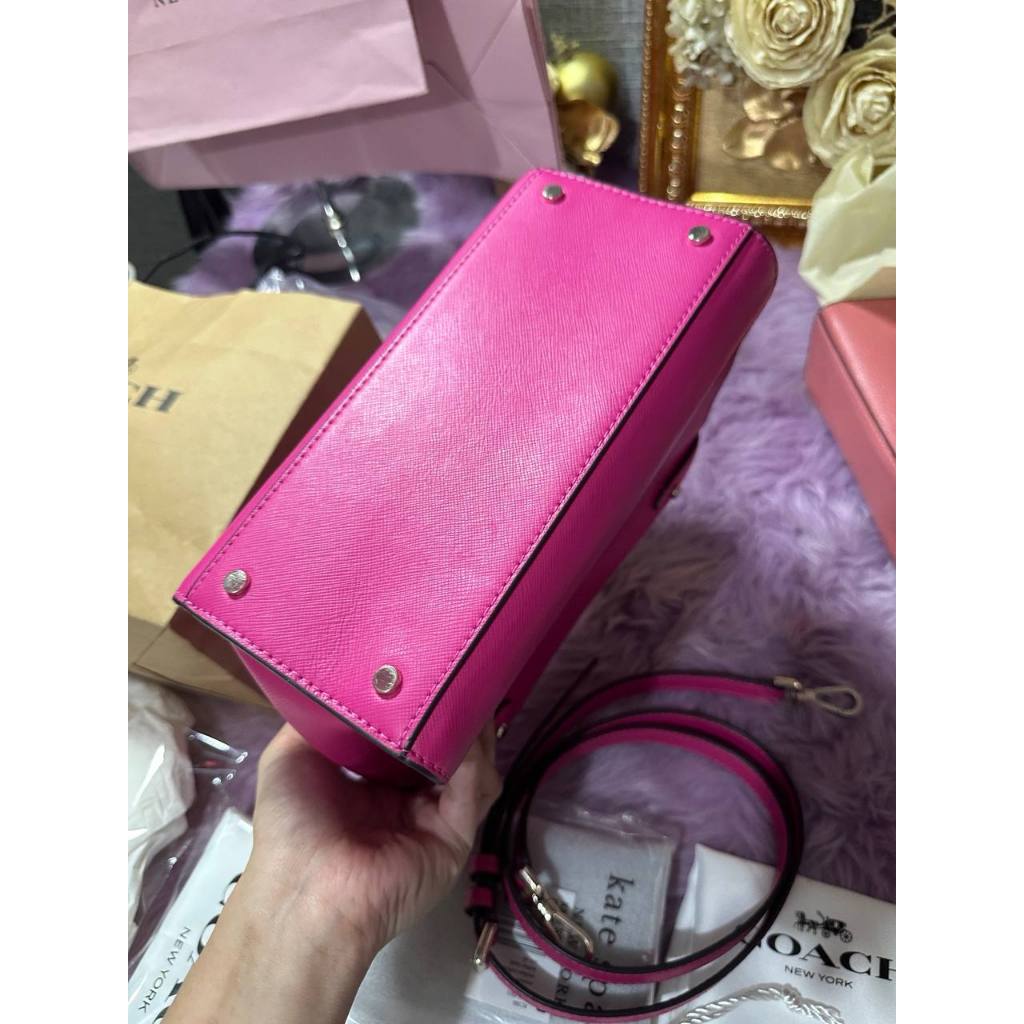 ORIG Preloved KS Staci Small Satchel Bag Pink